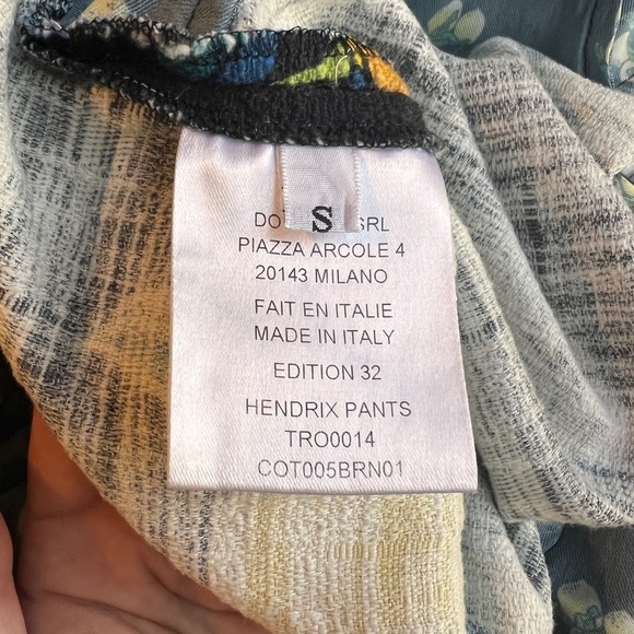 La DoubleJ Hendrix Pants Borboni in Shot Cotton - S - Picture 9 of 10